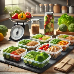 Zbilansowane posiłki na odchudzanie w ekologicznych pojemnikach – catering dietetyczny z sałatkami, chudym mięsem i zdrowymi dodatkami