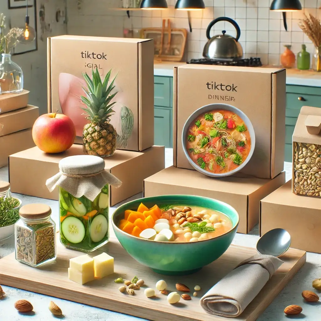 Trendy kulinarne z TikToka w cateringu dietetycznym – girl dinner i lasagna soup w estetycznym podaniu